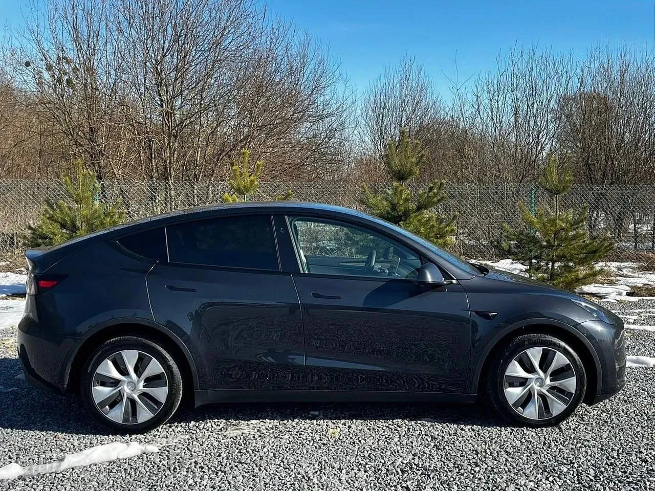 Tesla Model Y RWD 2024 сірий — фото 3